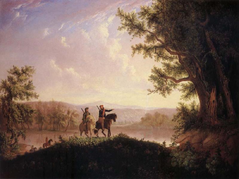 Thomas Mickell Burnham The Lewis and Clark Expedition oil painting image